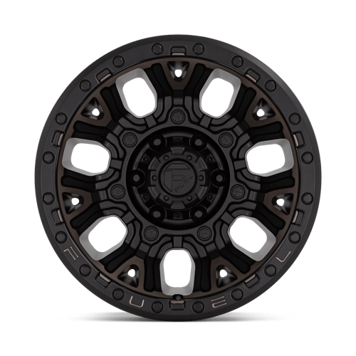 Fuel Offroad D824 TRACTION Matte Black W Double Dark Tint 17x9 +1 5x127mm 71.5mm
