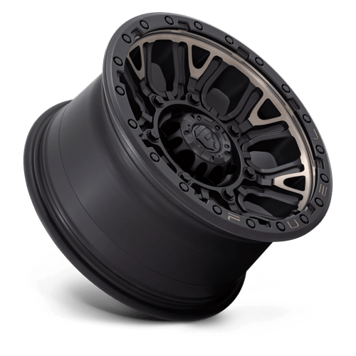 Fuel Offroad D824 TRACTION Matte Black W Double Dark Tint 17x9 +1 6x135mm 87.1mm