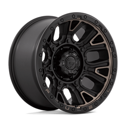 Fuel Offroad D824 TRACTION Matte Black W Double Dark Tint 20x10 -18 8x170mm 125.1mm