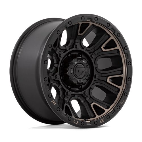 Fuel Offroad D824 TRACTION Matte Black W Double Dark Tint 20x10 -18 8x180mm 124.2mm