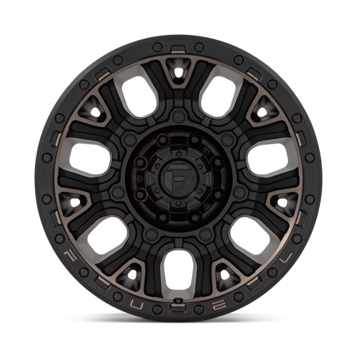 Fuel Offroad D824 TRACTION Matte Black W Double Dark Tint 20x10 -18 8x170mm 125.1mm