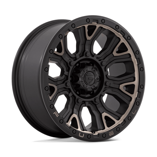 Fuel Offroad D824 TRACTION Matte Black W Double Dark Tint 20x9 +1 6x135mm 87.1mm