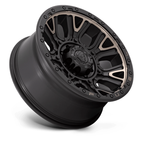 Fuel Offroad D824 TRACTION Matte Black W Double Dark Tint 20x9 +1 8x170mm 125.1mm