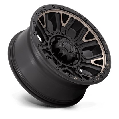 Fuel Offroad D824 TRACTION Matte Black W Double Dark Tint 20x9 +1 8x170mm 125.1mm