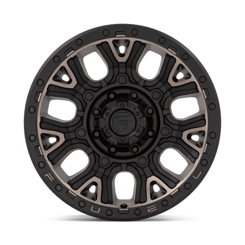 Fuel Offroad D824 TRACTION Matte Black W Double Dark Tint 20x9 +1 8x170mm 125.1mm