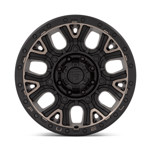 Fuel Offroad D824 TRACTION Matte Black W Double Dark Tint 20x9 +1 8x165.1mm 125.1mm