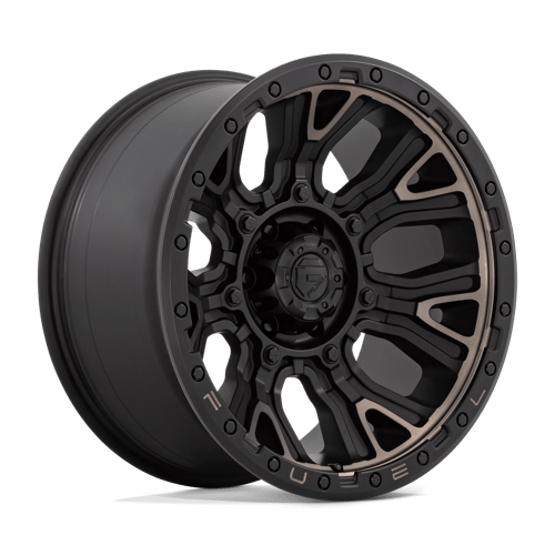 Fuel Offroad D824 TRACTION Matte Black W Double Dark Tint 20x10 -18 6x135mm 87.1mm