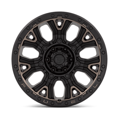 Fuel Offroad D824 TRACTION Matte Black W Double Dark Tint 20x10 -18 6x139.7mm 106.1mm