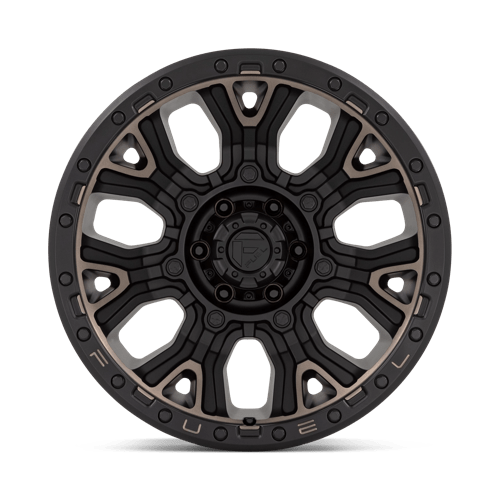 Fuel Offroad D824 TRACTION Matte Black W Double Dark Tint 20x10 -18 6x135mm 87.1mm