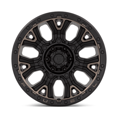 Fuel Offroad D824 TRACTION Matte Black W Double Dark Tint 20x10 -18 6x135mm 87.1mm