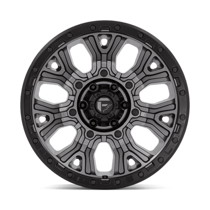 Fuel Offroad D825 TRACTION Matte Gunmetal W/ Black Ring 20x10 -18 6x139.7mm 106.1mm