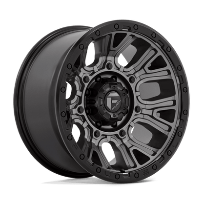 Fuel Offroad D825 TRACTION Matte Gunmetal W/ Black Ring 20x10 -18 8x170mm 125.1mm