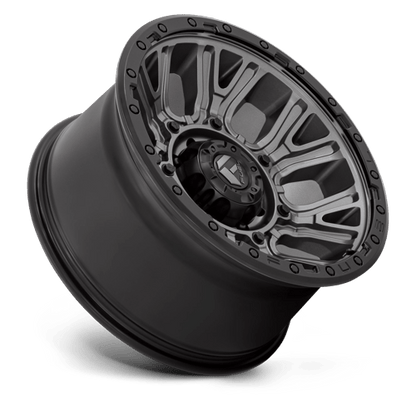 Fuel Offroad D825 TRACTION Matte Gunmetal W/ Black Ring 20x10 -18 8x170mm 125.1mm