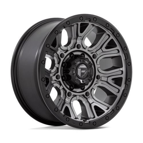 Fuel Offroad D825 TRACTION Matte Gunmetal W/ Black Ring 20x9 +1 8x170mm 125.1mm
