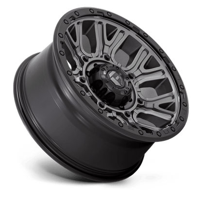 Fuel Offroad D825 TRACTION Matte Gunmetal W/ Black Ring 20x9 +1 8x165.1mm 125.1mm