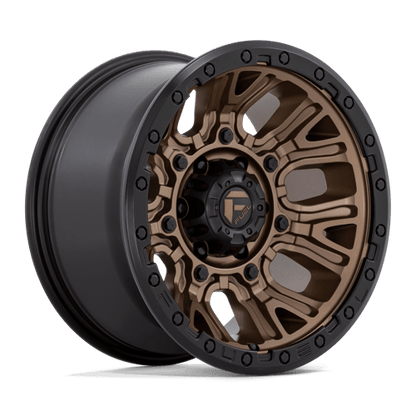Fuel Offroad D826 TRACTION Matte Bronze W/ Black Ring 17x9 -12 6x139.7mm 106.1mm