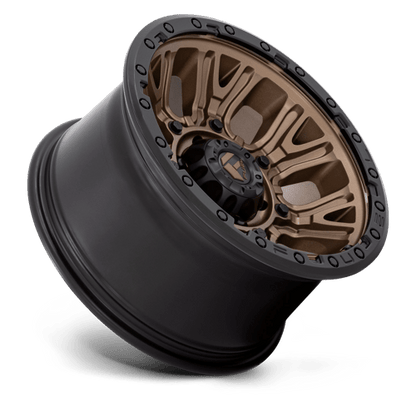 Fuel Offroad D826 TRACTION Matte Bronze W/ Black Ring 17x9 -12 6x139.7mm 106.1mm