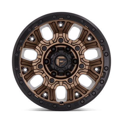 Fuel Offroad D826 TRACTION Matte Bronze W/ Black Ring 20x9 +1 5x127mm 71.5mm