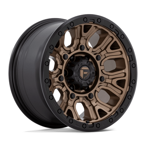 Fuel Offroad D826 TRACTION Matte Bronze W/ Black Ring 17x9 +1 6x139.7mm 106.1mm