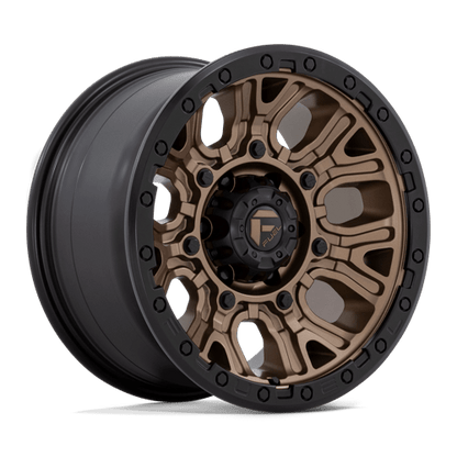 Fuel Offroad D826 TRACTION Matte Bronze W/ Black Ring 17x9 +1 6x139.7mm 106.1mm