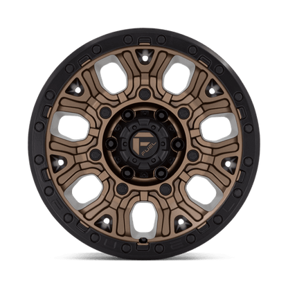 Fuel Offroad D826 TRACTION Matte Bronze W/ Black Ring 17x9 +1 6x139.7mm 106.1mm