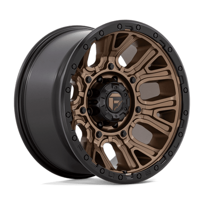 Fuel Offroad D826 TRACTION Matte Bronze W/ Black Ring 20x10 -18 8x180mm 124.2mm