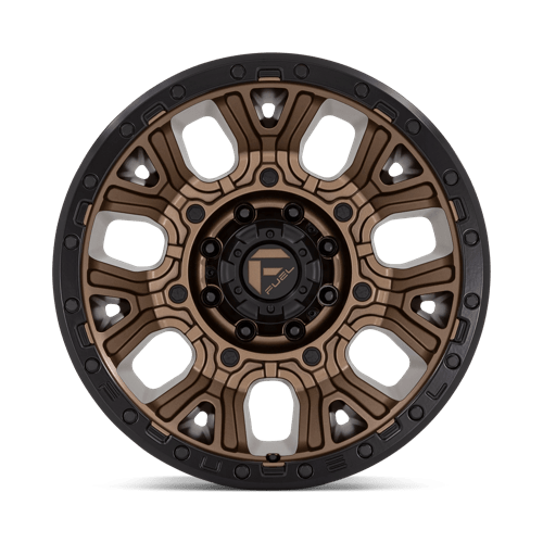 Fuel Offroad D826 TRACTION Matte Bronze W/ Black Ring 20x10 -18 8x180mm 124.2mm