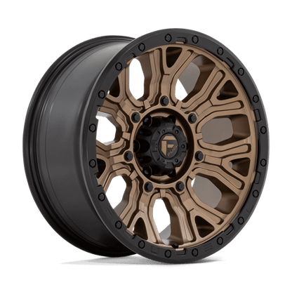 Fuel Offroad D826 TRACTION Matte Bronze W/ Black Ring 20x9 +1 6x135mm 87.1mm