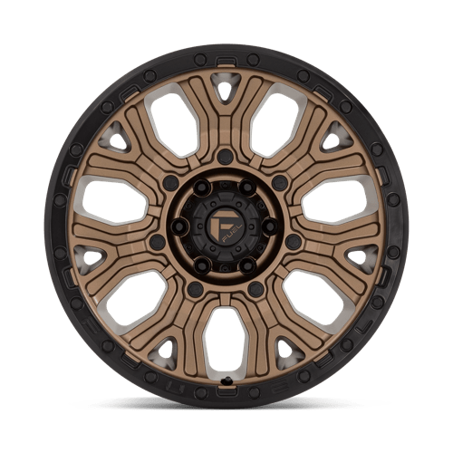 Fuel Offroad D826 TRACTION Matte Bronze W/ Black Ring 20x9 +1 6x135mm 87.1mm