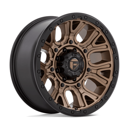Fuel Offroad D826 TRACTION Matte Bronze W/ Black Ring 20x9 +1 8x165.1mm 125.1mm
