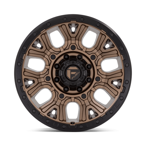 Fuel Offroad D826 TRACTION Matte Bronze W/ Black Ring 20x9 +1 8x180mm 124.2mm