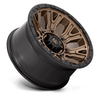Fuel Offroad D826 TRACTION Matte Bronze W/ Black Ring 20x10 -18 6x139.7mm 106.1mm