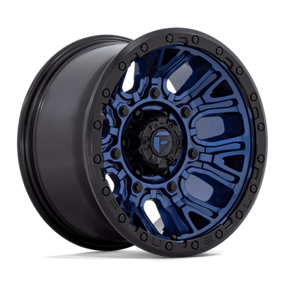 Fuel Offroad D827 TRACTION Dark Blue W/ Black Ring 17x9 +1 5x127mm 71.5mm
