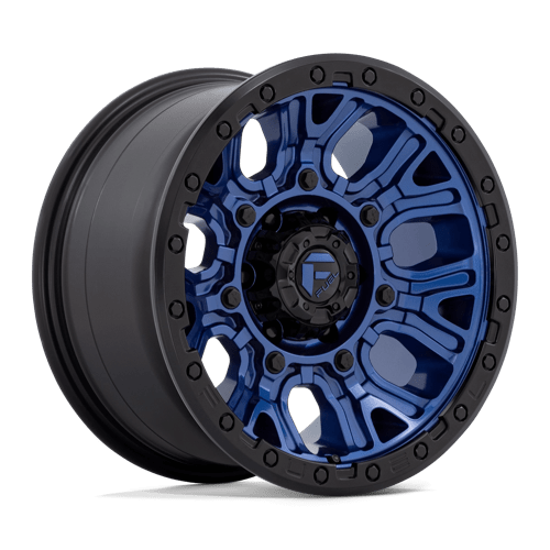 Fuel Offroad D827 TRACTION Dark Blue W/ Black Ring 17x9 +1 6x139.7mm 106.1mm