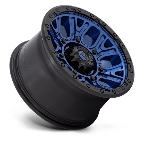 Fuel Offroad D827 TRACTION Dark Blue W/ Black Ring 17x9 +1 6x139.7mm 106.1mm