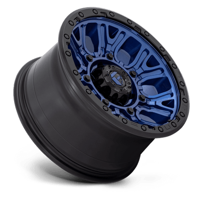 Fuel Offroad D827 TRACTION Dark Blue W/ Black Ring 17x9 +1 6x139.7mm 106.1mm
