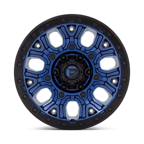 Fuel Offroad D827 TRACTION Dark Blue W/ Black Ring 17x9 +1 6x139.7mm 106.1mm