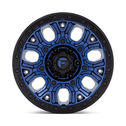 Fuel Offroad D827 TRACTION Dark Blue W/ Black Ring 17x9 +1 6x139.7mm 106.1mm