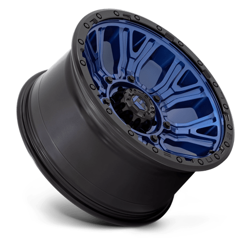 Fuel Offroad D827 TRACTION Dark Blue W/ Black Ring 20x10 -18 6x139.7mm 106.1mm
