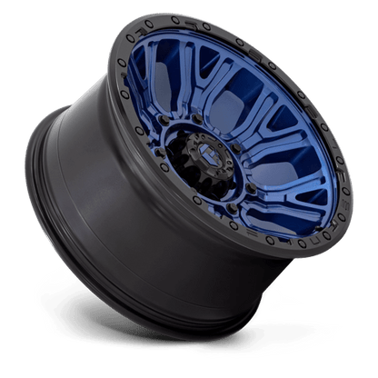 Fuel Offroad D827 TRACTION Dark Blue W/ Black Ring 20x10 -18 6x139.7mm 106.1mm