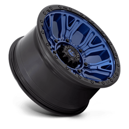 Fuel Offroad D827 TRACTION Dark Blue W/ Black Ring 20x10 -18 6x135mm 87.1mm