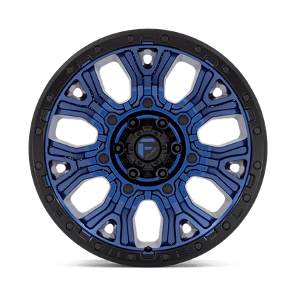 Fuel Offroad D827 TRACTION Dark Blue W/ Black Ring 20x10 -18 6x139.7mm 106.1mm