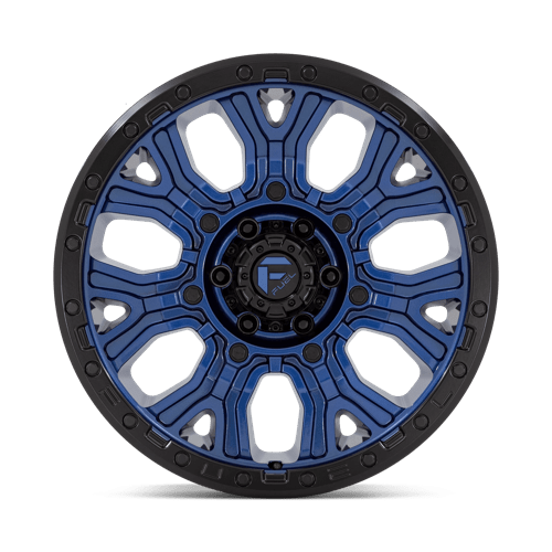 Fuel Offroad D827 TRACTION Dark Blue W/ Black Ring 20x9 +1 6x135mm 87.1mm