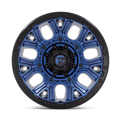 Fuel Offroad D827 TRACTION Dark Blue W/ Black Ring 20x9 +1 8x180mm 124.2mm