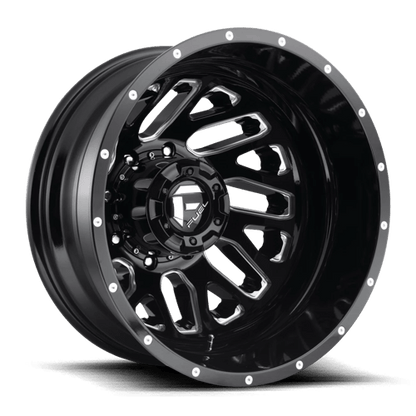 Fuel Offroad D581 TRITON Gloss Black Milled 20x8.25 -265 8x165.1mm 121.5mm