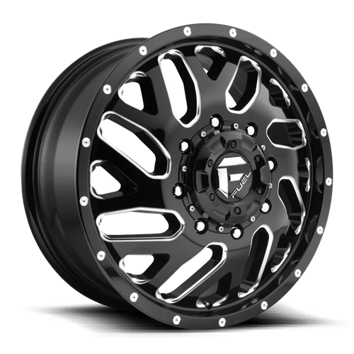 Fuel Offroad D581 TRITON Gloss Black Milled 20x8.25 +105 8x200mm 142mm