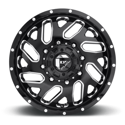 Fuel Offroad D581 TRITON Gloss Black Milled 22x8.25 +105 8x165.1mm 121.5mm