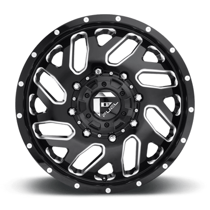 Fuel Offroad D581 TRITON Gloss Black Milled 22x8.25 +105 8x200mm 142mm