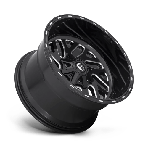 Fuel Offroad D581 TRITON Gloss Black Milled 20x12 -43 8x180mm 124.2mm