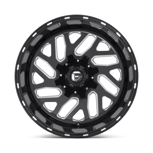 Fuel Offroad D581 TRITON Gloss Black Milled 20x9 +20 8x180mm 124.2mm